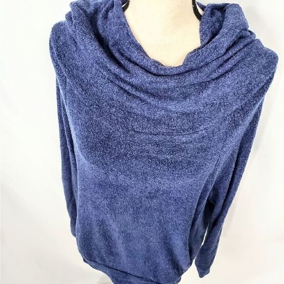 Elan Cowl Neck Hooded Pocket Sweater - Picture 3 of 7